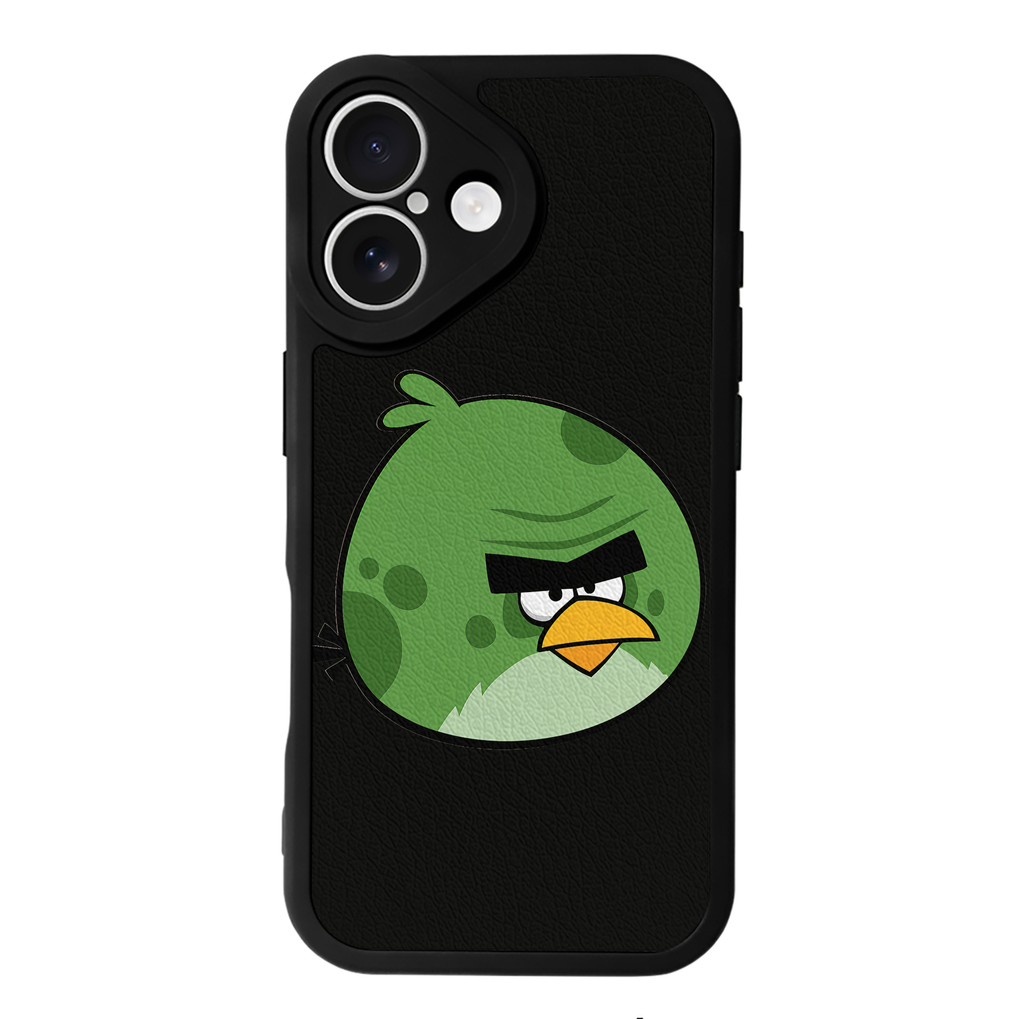 （画像用） Angry Birds アングリーバード 【iPhone 16シリーズ対応】シリコンスマホケース（レザー調） 材質：シリコン